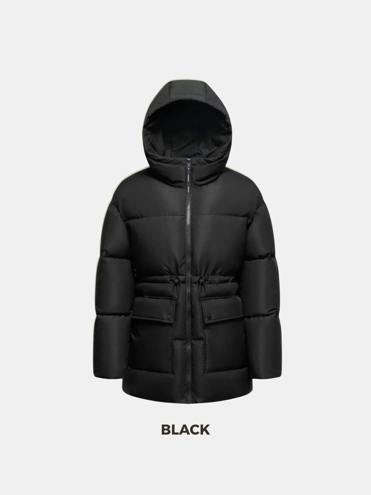 Classic Cinched Waist Puffer Jacket