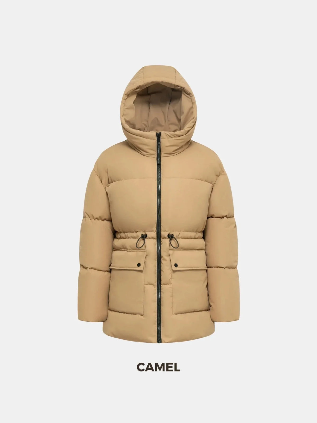 Classic Cinched Waist Puffer Jacket