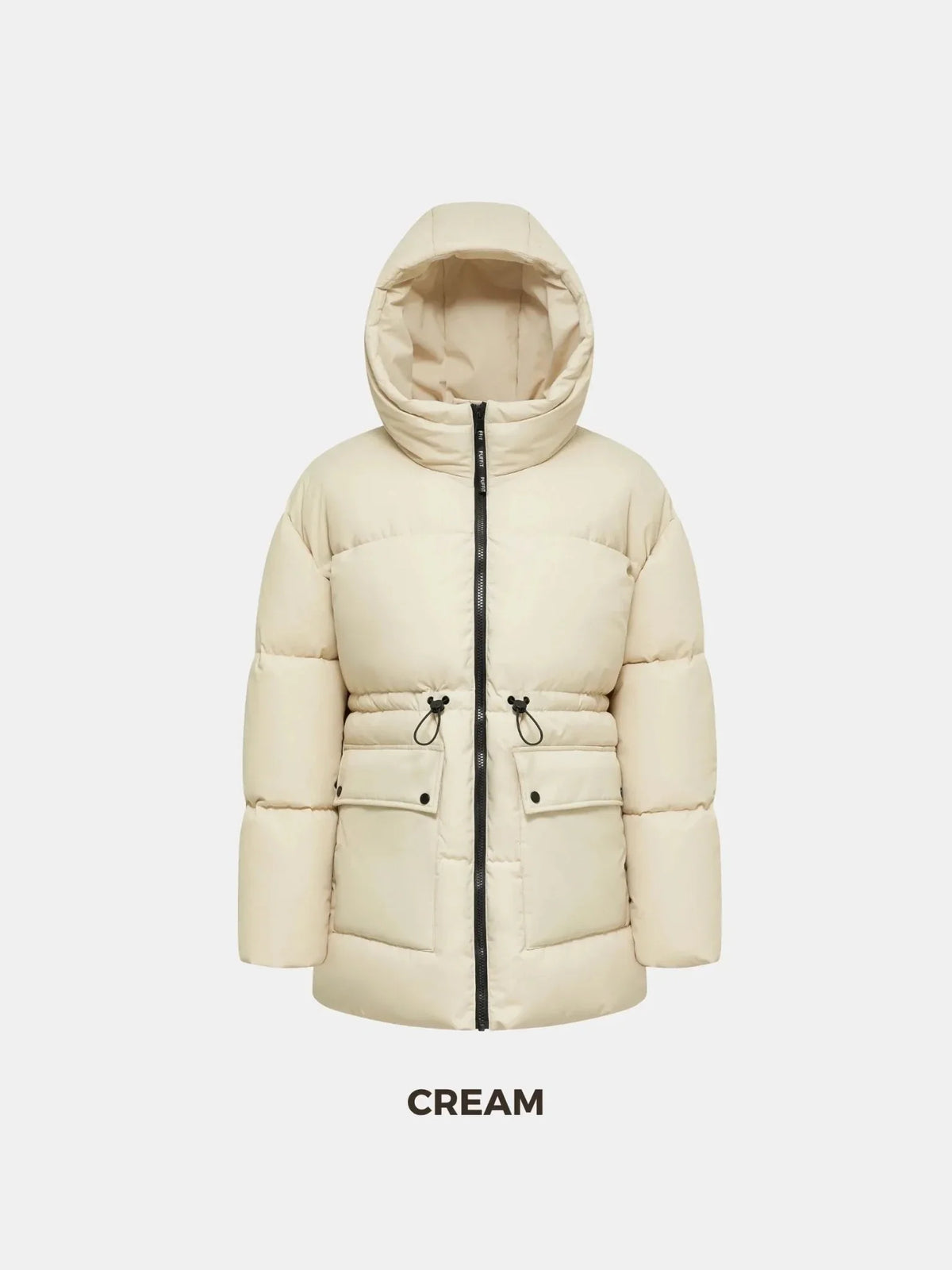 Classic Cinched Waist Puffer Jacket