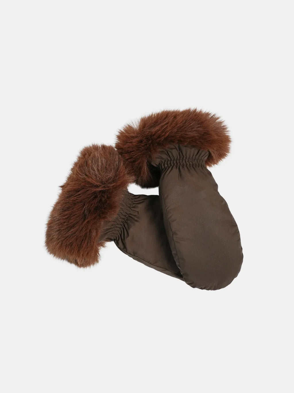Elegant Faux Fur Mittens