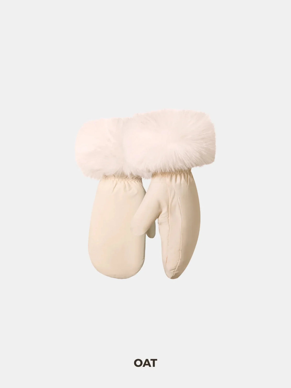 Elegant Faux Fur Mittens
