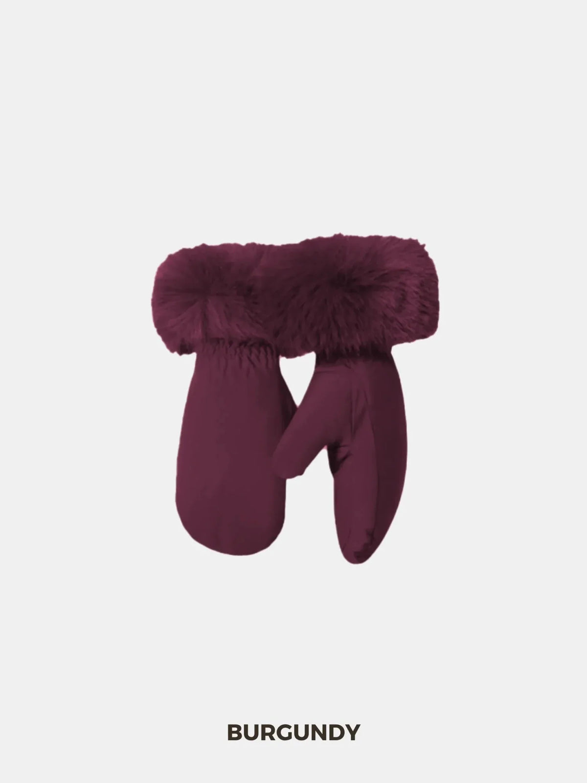 Elegant Faux Fur Mittens