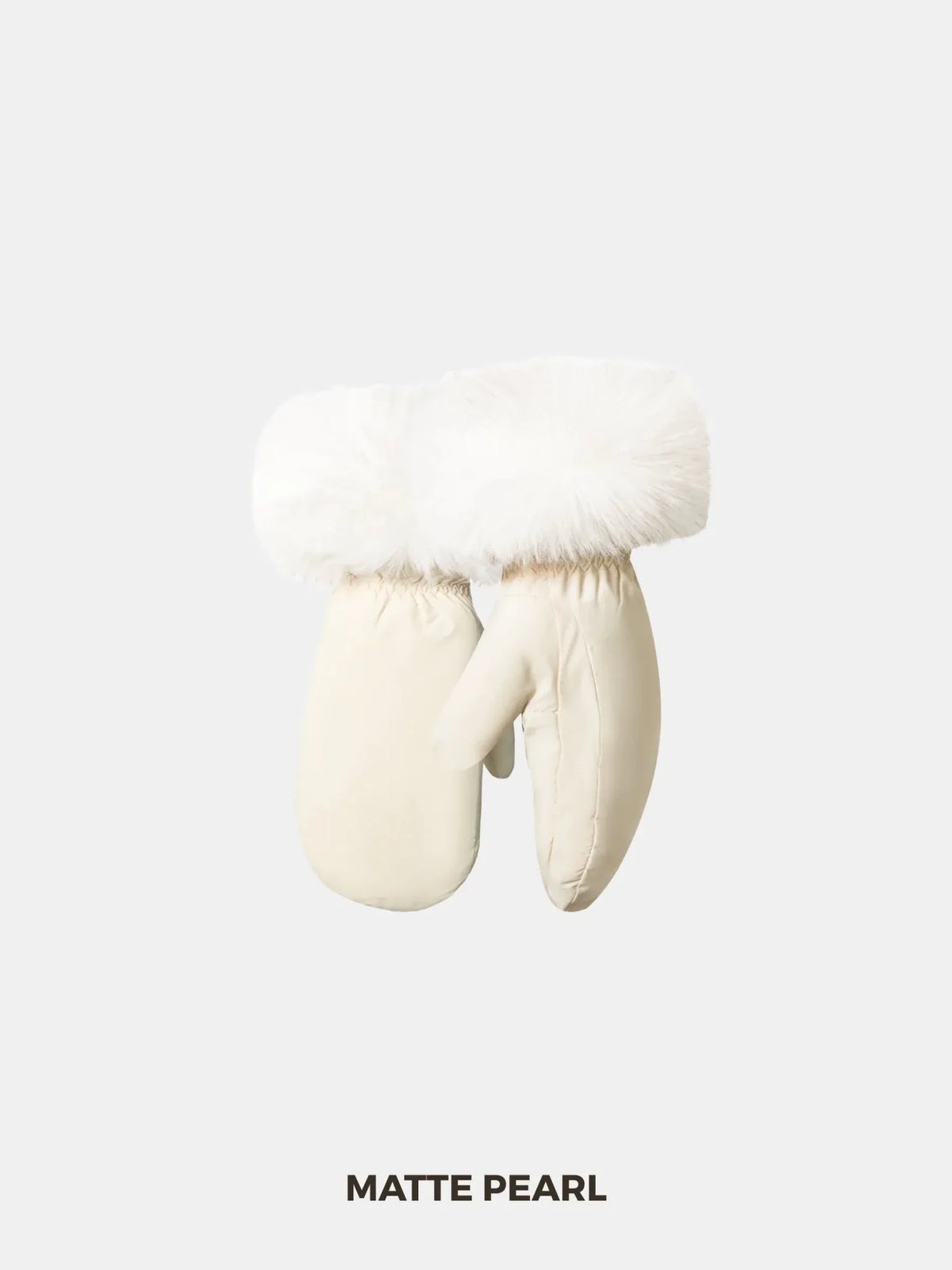 Elegant Faux Fur Mittens