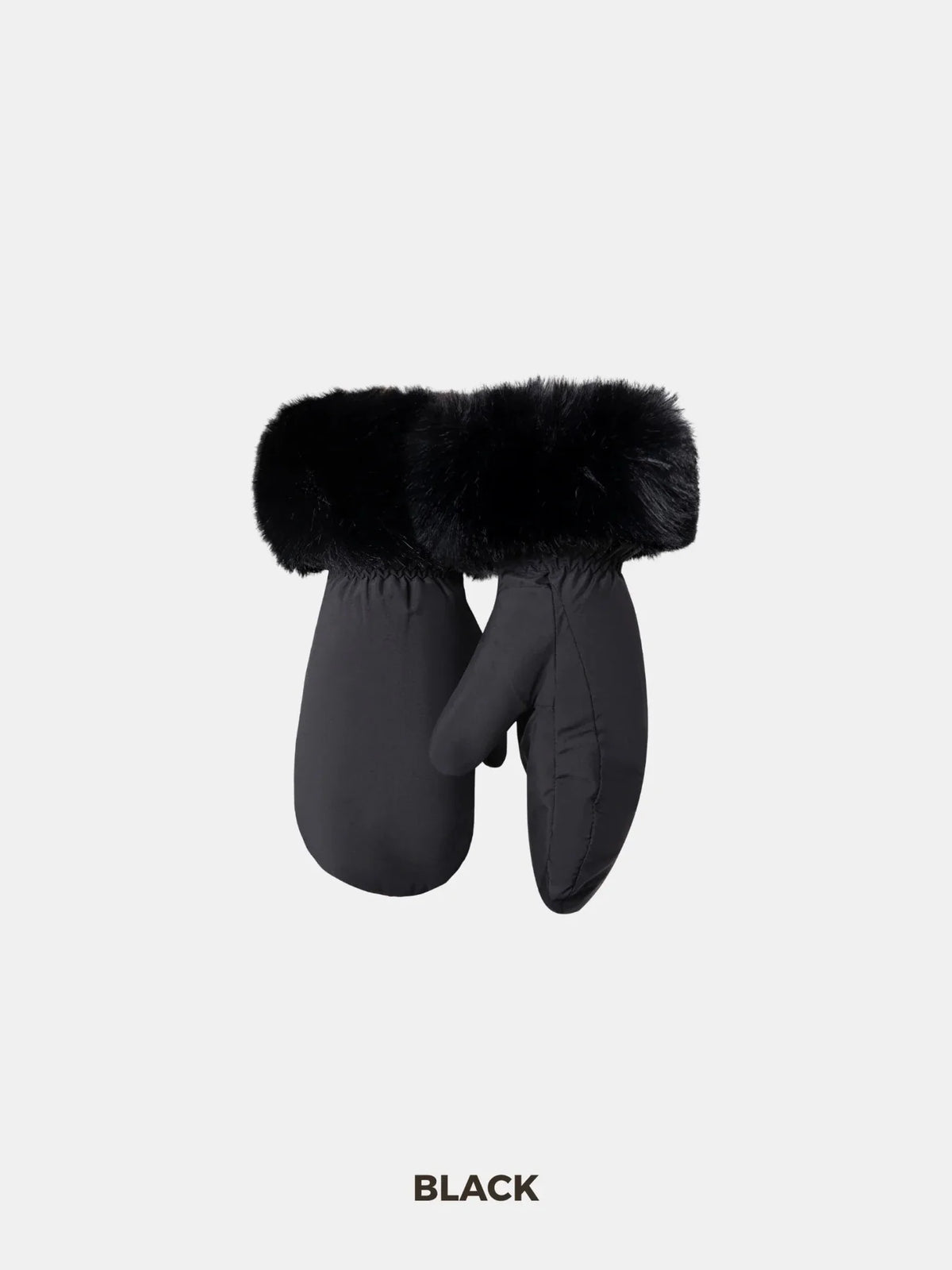 Elegant Faux Fur Mittens