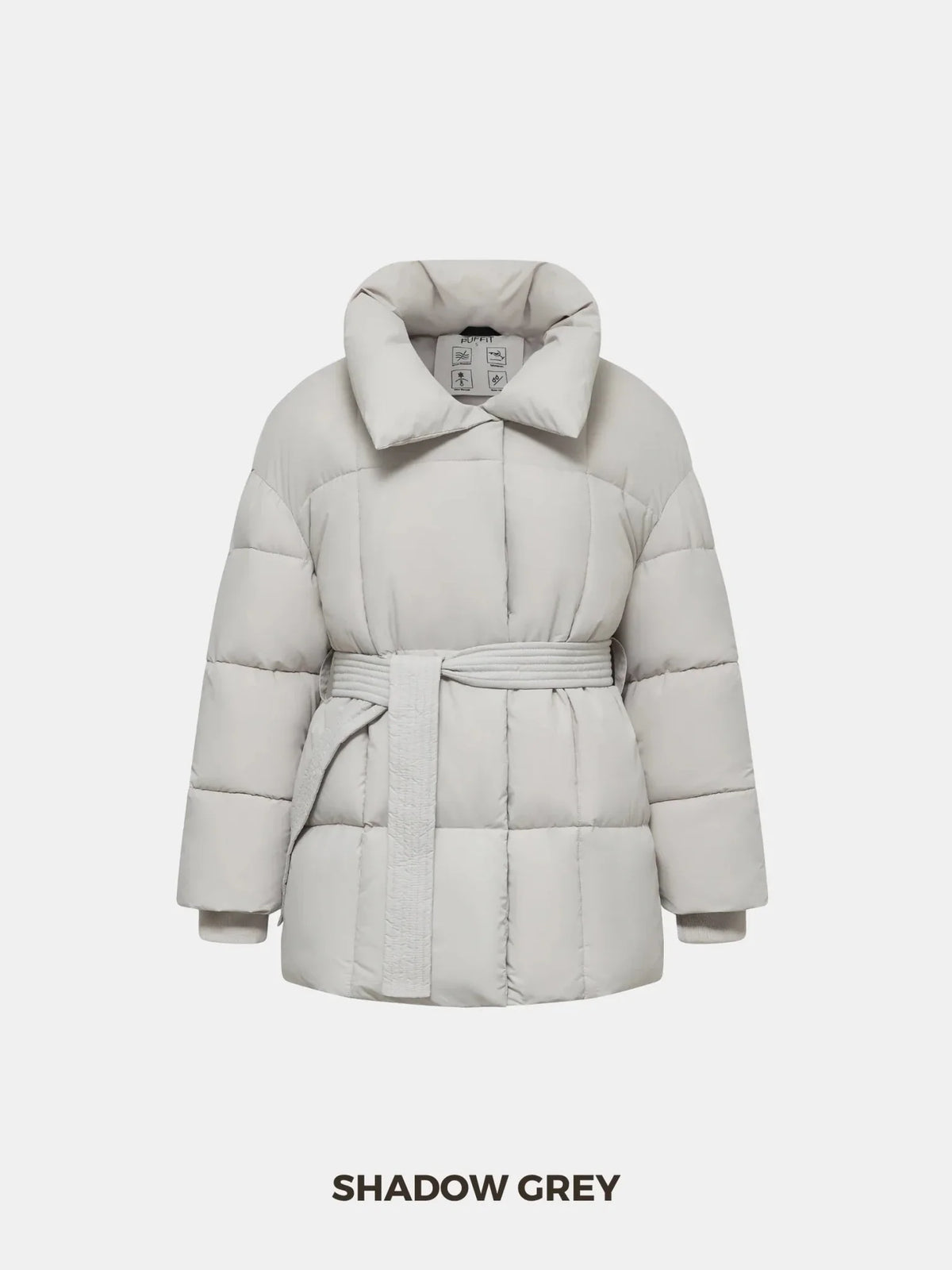 Premium Mid Length Belted Puffer Jacket