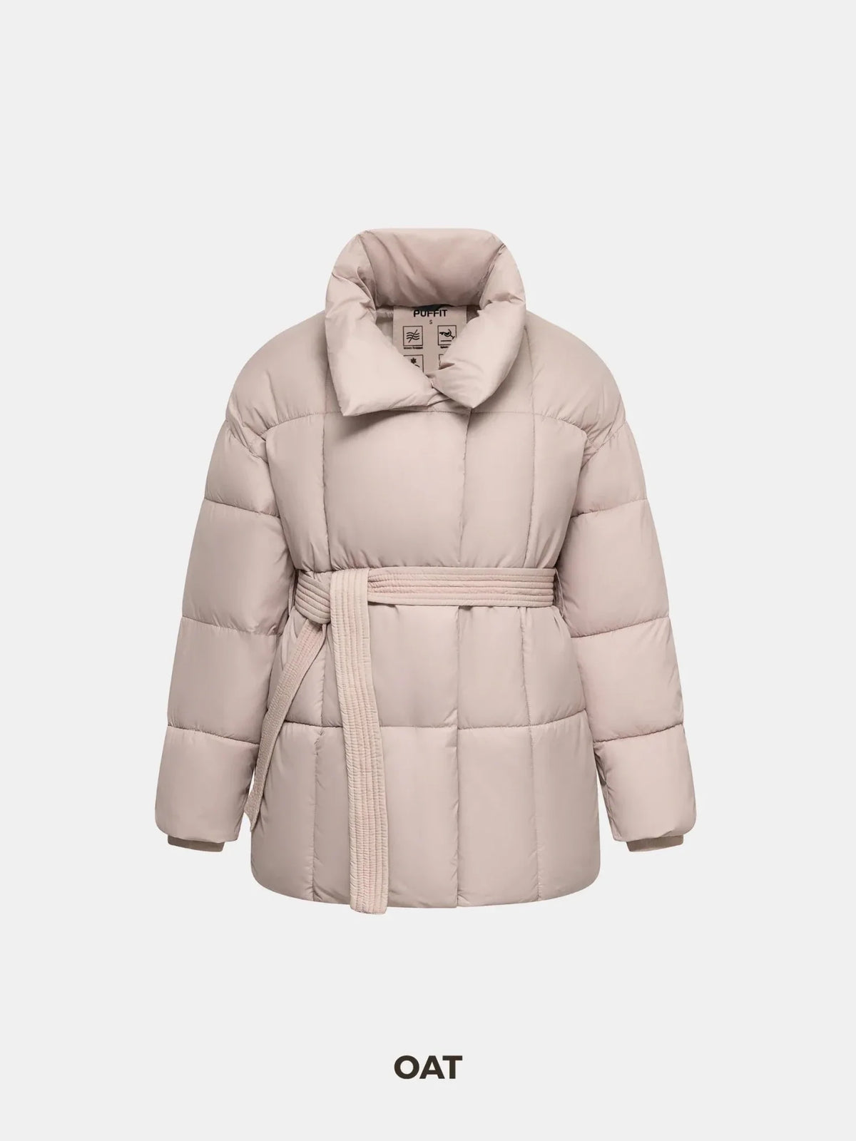 Premium Mid Length Belted Puffer Jacket