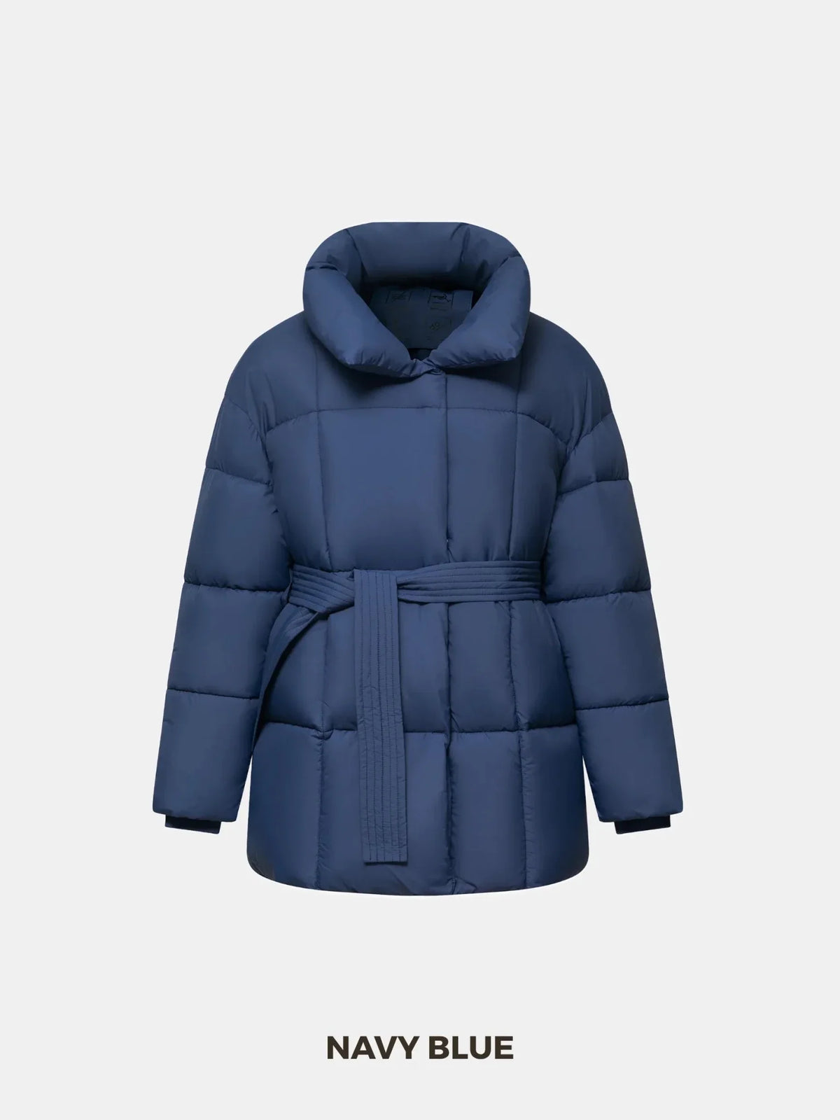 Premium Mid Length Belted Puffer Jacket