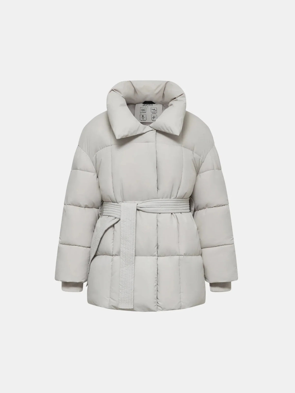 Premium Mid Length Belted Puffer Jacket