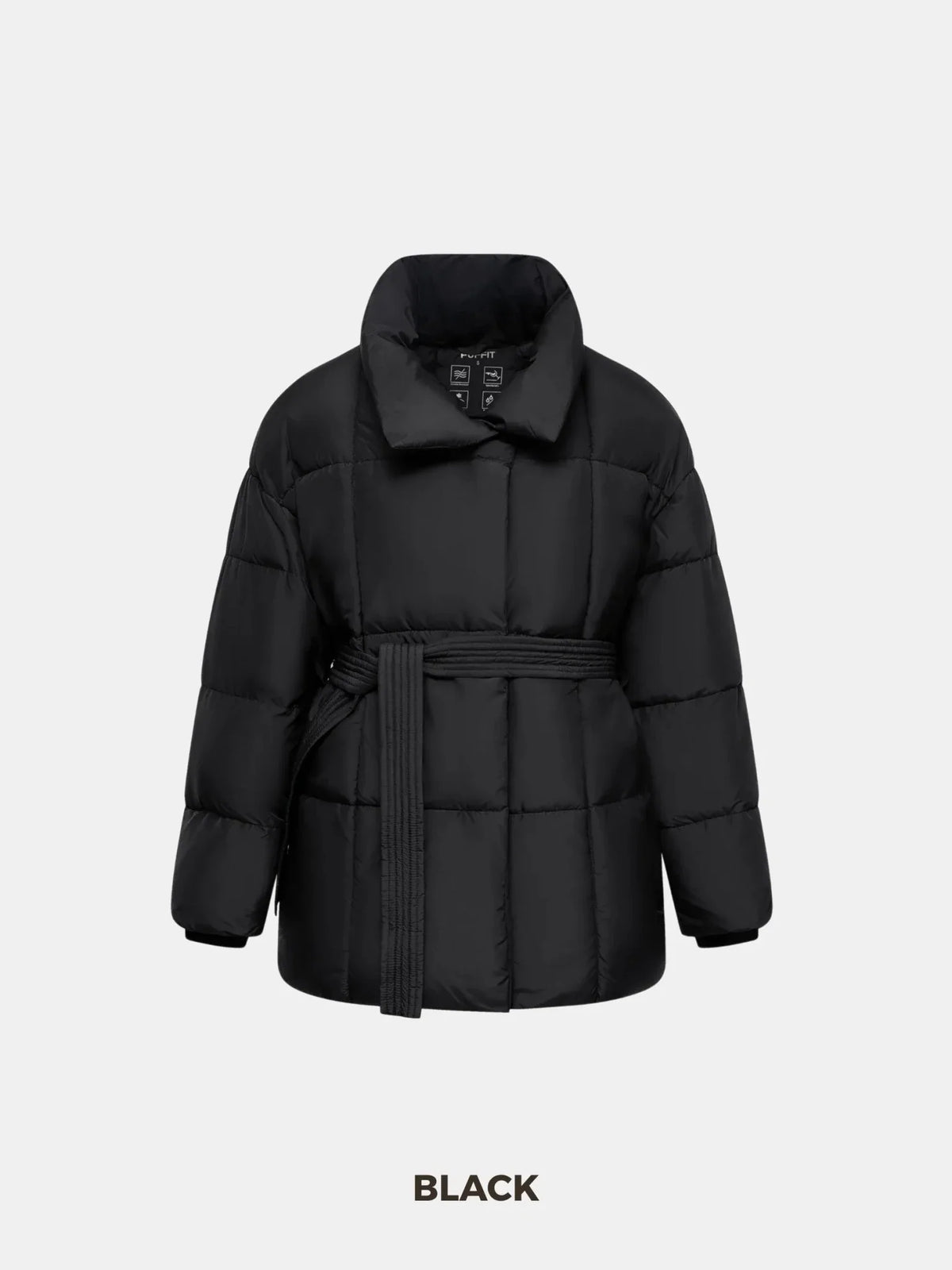 Premium Mid Length Belted Puffer Jacket