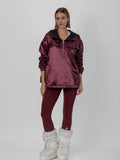 Shiny Oversized Padded Hoodie