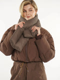 Super Cozy Padded Puffer Scarf