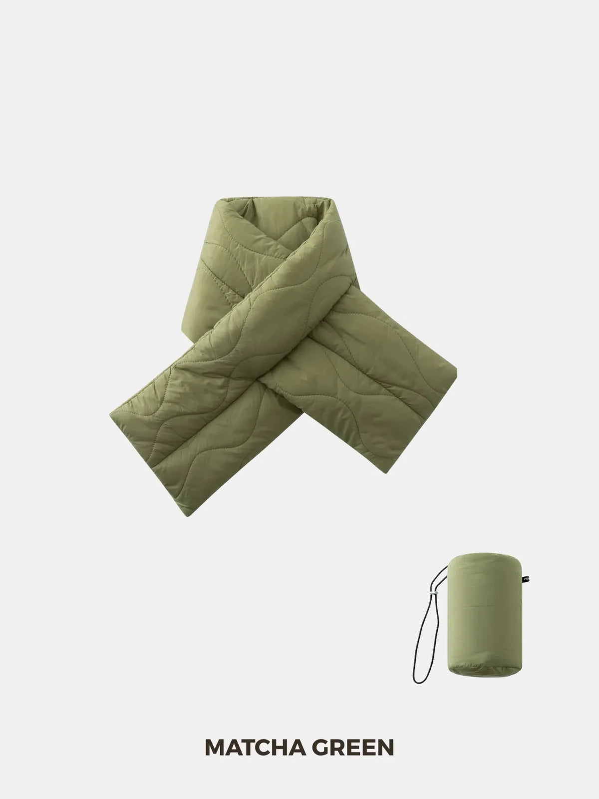 Super Cozy Quilted Puffer Scarf