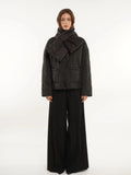 Super Cozy Quilted Puffer Scarf
