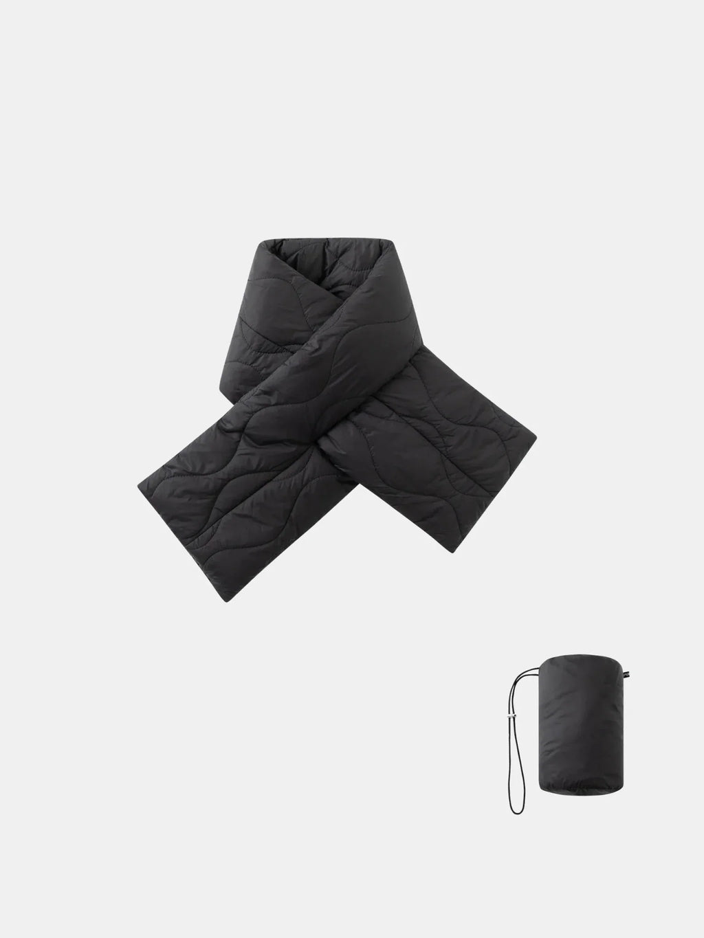 Super Cozy Quilted Puffer Scarf