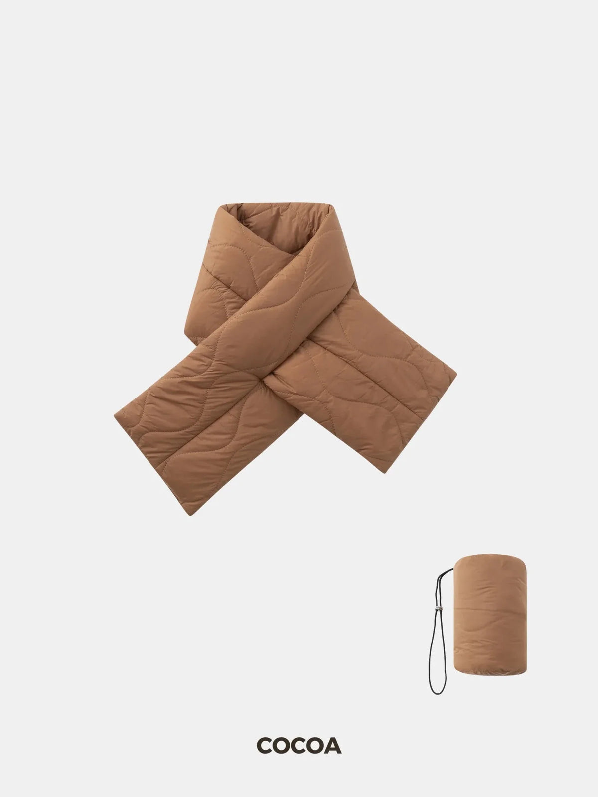Super Cozy Quilted Puffer Scarf