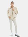 Taped Seams Funnel Neck Puffer Gilet