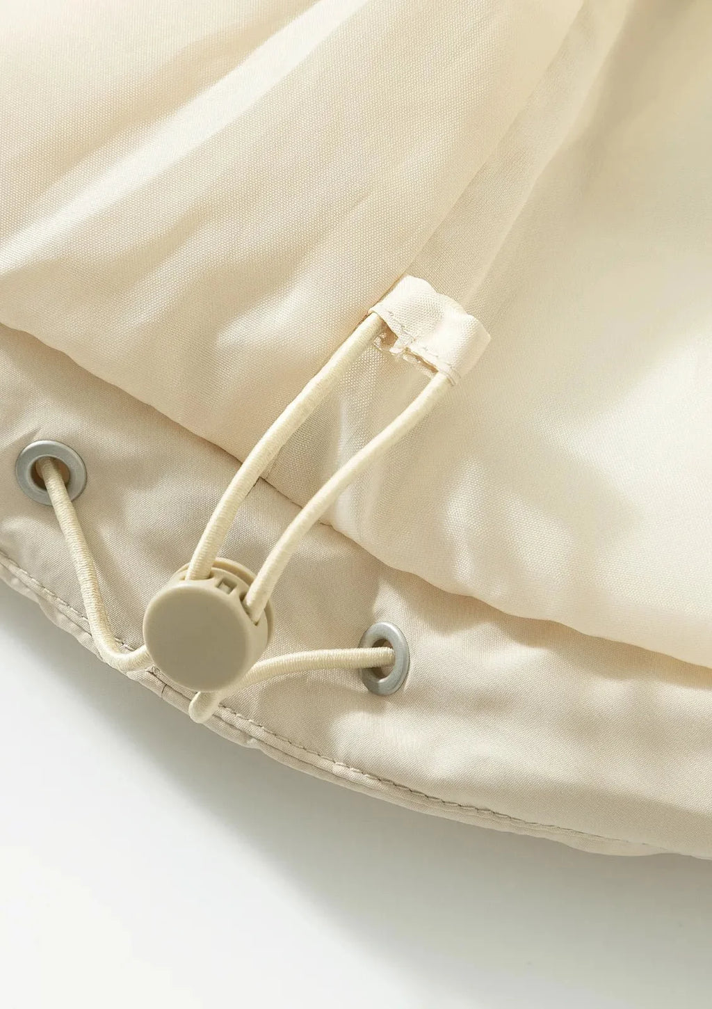Taped Seams Funnel Neck Puffer Gilet