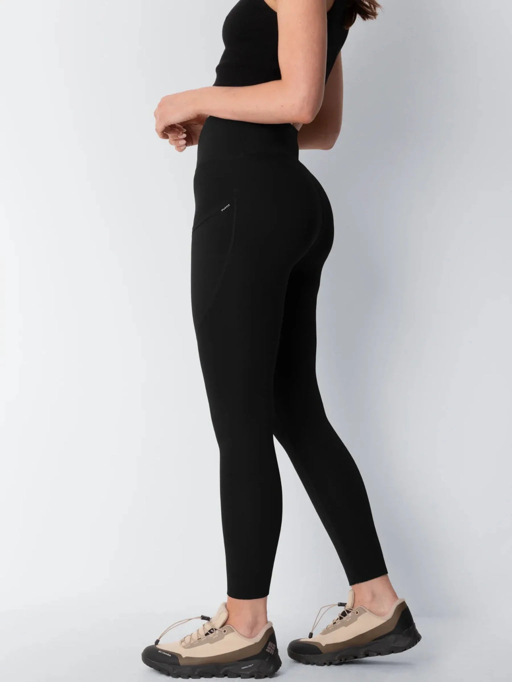 Thermal Dot Fleece Stretch Shaping Legging