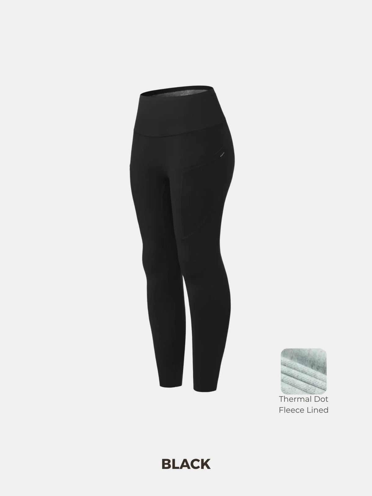 Thermal Dot Fleece Stretch Shaping Legging